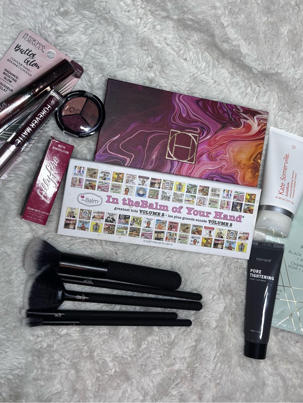 TheBalm Makeup Bundle Kate Somerville Physicians Formula 5 Brushes New